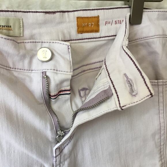 Pilcro and the Letterpress Lavender-Gray Fit/Stet Jeans - Picture 4 of 16